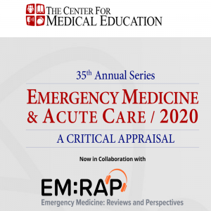 Emergency Medicine & Acute Care: A Critical Appraisal Series 2020