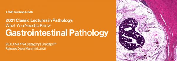 2021 Classic Lectures in Pathology: What You Need to Know: Gastrointestinal Pathology