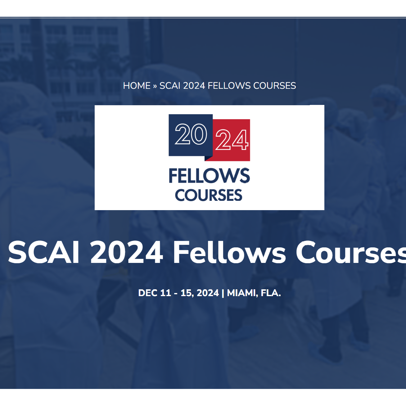 SCAI 2024 Fellows Courses